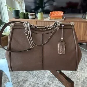 Coach Bags Large Beige Coach Purse Poshmark